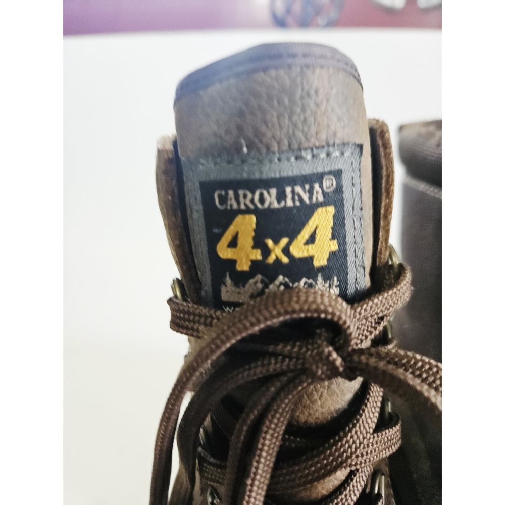 Carolina Men's 4x4 CA2106 Waterproof Work Boot Brown Size 11 1/2 D - Picture 5 of 11